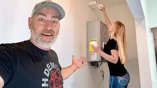 Off Grid Water Heater Installation