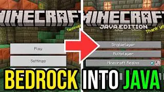 How To Turn MCPE / Bedrock Into Minecraft Java!