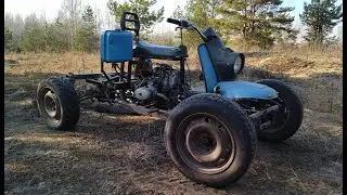 Теперь Муравей ВаЛит!!! Самодельный квадроцикл из Муравья с мотором от Урала!