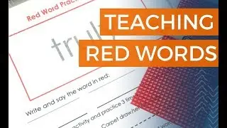 How We Teach Orton-Gillingham Red Words in a Reading Intervention Session