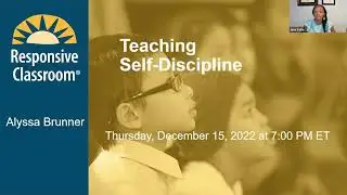 Teaching Self Discipline