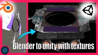 Import model from blender to unity with textures | 2022