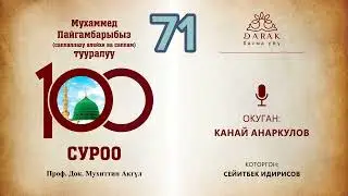 71. Чоң ата катары Пайгамбарыбыздын неберелери менен карым-катышы кандай болгон?