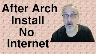 Arch Linux Auto Install I forgot internet