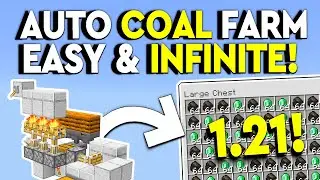 BEST INFINITE COAL FARM 1.21 Minecraft Bedrock - MCPE/Xbox/PS4/Nintendo Switch/Windows 10