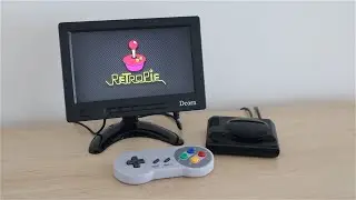 Mini Sega Genesis Console Powered By A Raspberry Pi 4 Running RetroPie