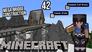 Continuing Mega Bridge Construction | New Blocks | MC Survival | Ep 42