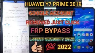 Huawei Y7 Prime 2019 Google Lock/Frp Bypass No TalkBack No Wifi No Hotspot Latest Security