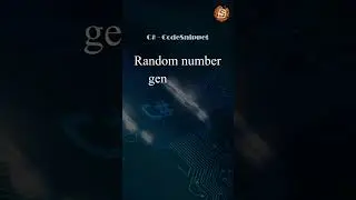 C# Random Number Generator