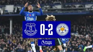 PREMIER LEAGUE HIGHLIGHTS: EVERTON 0-2 LEICESTER CITY