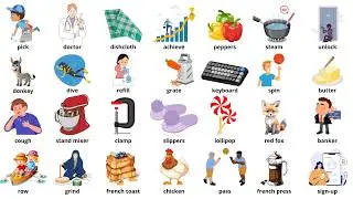 Vocabulary for Daily Life: Verbs, Tools, Food, Jobs & More