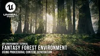 Create a Fantasy Forest with Procedural Content Generation - Unreal Engine Beginner Tutorial 2024