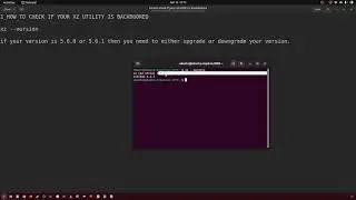 584 how to check if your xz utility is backdoored