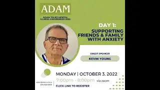 ADAM Talks - Supporting Friends and Family with Anxiety