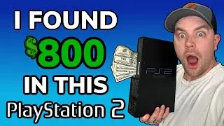 I Found $800 Cash Hidden In This PlayStation 2 From Goodwill!