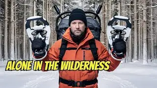 Alone in Deep Snow – Camping Through Wind, Sun, and Changing Weather