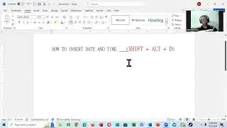 HOW TO INSERT DATE AND TIME IN WORD