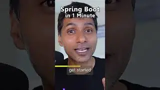 Spring Boot in 1 Minute