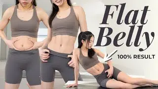 10min Flat Stomach workout (Upper, Lower, Side, Whole) | Burn Belly Fat & Sexy ABS Line