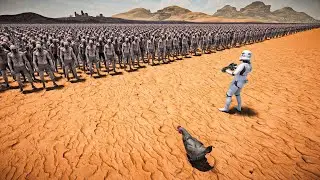 SUPER CHICKEN & SUPER STORMTROOPER VS 1,000,000 ZOMBIES - Ultimate Epic Battle