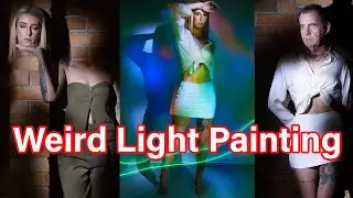 Light Painting Tricks: In Camera Model shots with only a torch, camera and tripod. Special Effects.