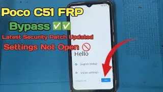 poco c51 frp bypass  | poco c51 Google account bypass