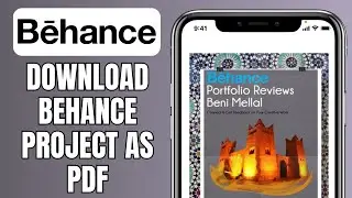 How To Download Behance Project As PDF