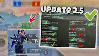 Best Settings & Sensitivity to Improve Headshots and Hip-Fire New Update 2.5 ✅❌ | PUBG MOBILE / BGMI