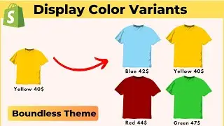 How To Show Variants As Separate Products On Shopify [BOUNDLESS THEME] | No App