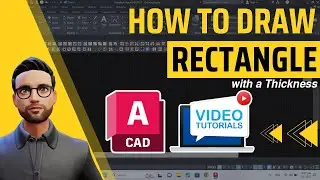 How to draw a rectangle with a thickness in AutoCAD - Quick tips to save time