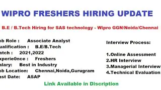 🚨 WIPRO FRESHERS HIRING UPDATE 🚨 | check fast 