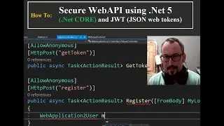 Securing WebApI in Dotnet Core /. net5 with Identity (and JWT)