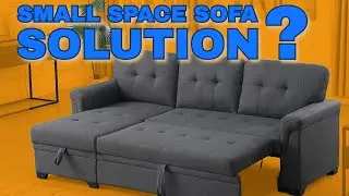 🛋️ The Ultimate Small Space Solution: Sleeper Sofa with Secret Storage! 😲