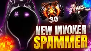 Who is THIS Guy?! TOP 30 Rank NEW Invoker Spammer - Best Invoker in Dota 2