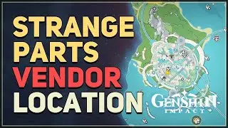 Strange Parts Vendor Location Genshin Impact