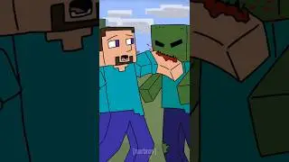 When Steve is bit by zombie (part 1)