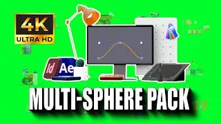 FREE 3D Scenes for Explainer Videos | Multi-Sphere Pack | YouTube Animation Assets