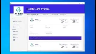 JavaFX  Health Care System UI   