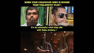 When your Childhood hero is way Bigger than Thalapathy Vijay