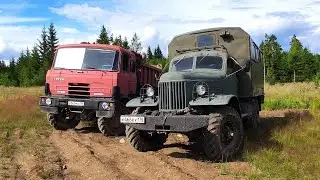 ЗИЛ-157 против TATRA-815 6Х6 на бездорожье! Сравнение двух легенд!