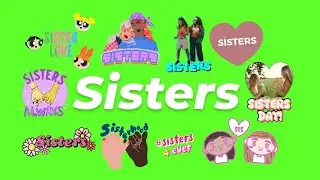 Animated Sisters GIF Green Screen Pack (Free Download)