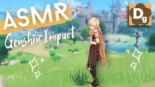 ASMR goosebumps and relaxation in the game Genshin Impact, ASMR mouth sounds