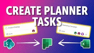 ⚡️Automate Microsoft Planner Tasks: Create Tasks from SharePoint & Excel in Minutes