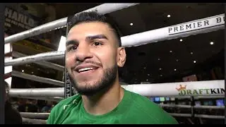 Jesus Alejandro Ramos Jr. on fighting Erickson Lubin Sat. Sept. 30th SHOWTIME PPV (Media Scrum)