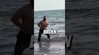 buz gibi soğuklukta denize girdiler