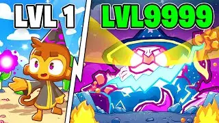 Upgrading MONKEY WIZARD into GOD MONKEY in BALLOONS TD 6