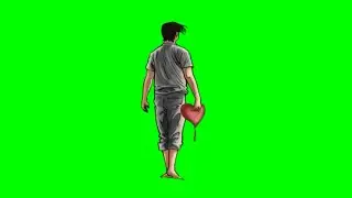 blood effect green screen effect background video/ green screen blood effect video