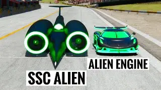 Thrust SSC Alien Engine vs Koengisegg Jesko Alien Engine at Special Stage Route X