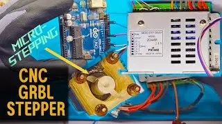 Arduino UNO with GRBL firmware and Microstepping module Prime 2D44M | ProDrone Control #ASNRI