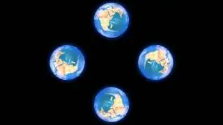 Earth Hologram Video 3D